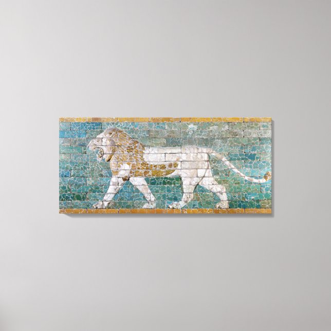 Lion representing Ishtar Canvas Print (Front)