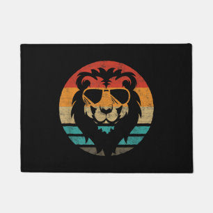 Lion Retro Style Vintage Doormat