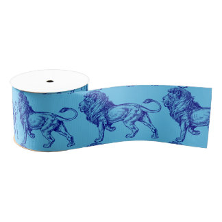 Lion Ribbon Grosgrain Ribbon