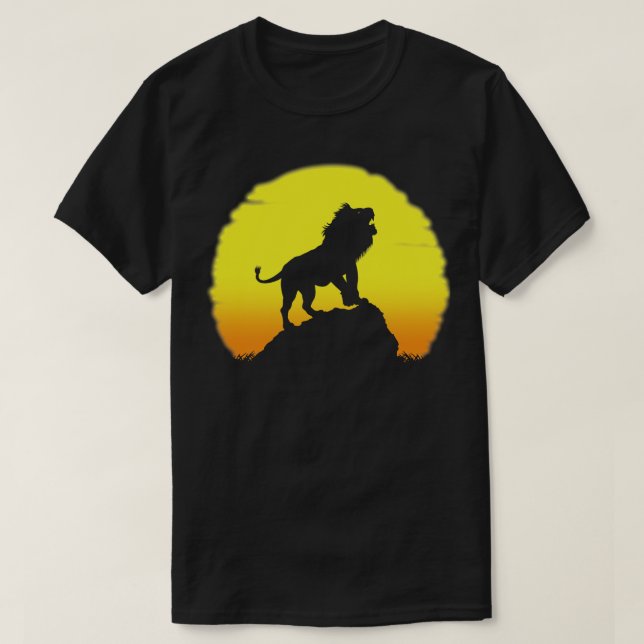 Lion Rising T-Shirt (Design Front)