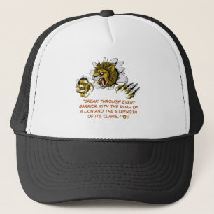 Lion Roar Power - Motivational Quote Casquette de 