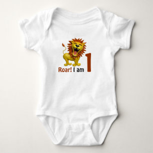 Lion Roaring Baby Bodysuit