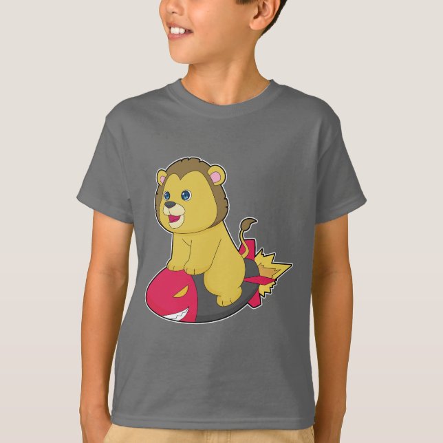 Lion Rocket T-Shirt (Front)