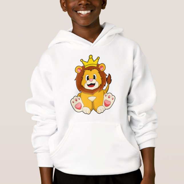 Lion roi avec couronne (Devant)