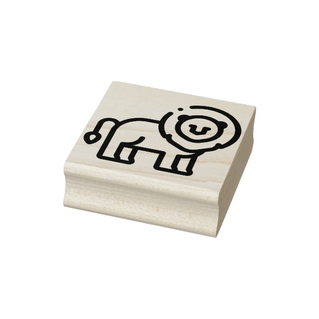 Lion Rubber Stamp (Stamp)
