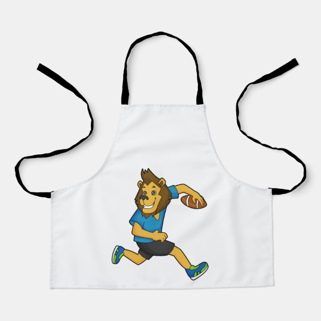 Lion Rugby player Football Apron (Front)