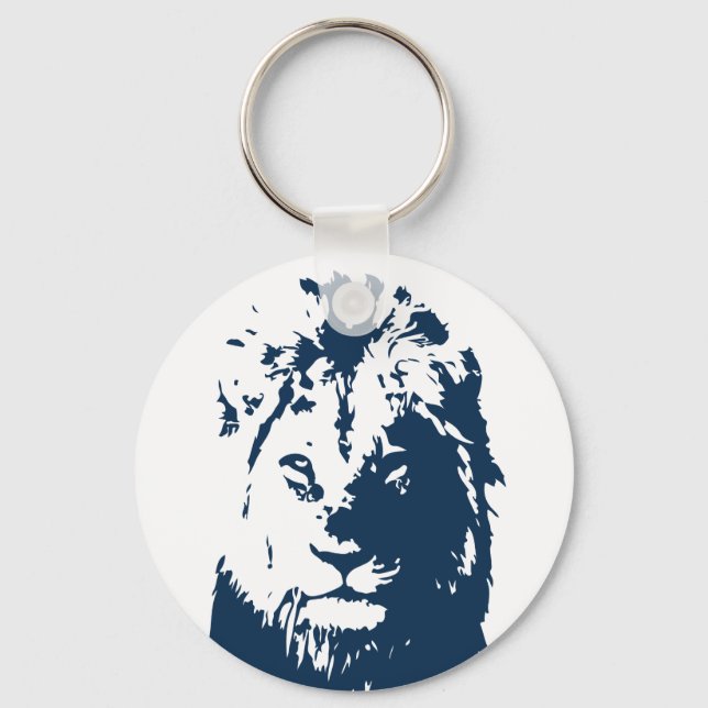 Lion’s face keychain (Front)