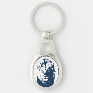 Lion’s face keychain