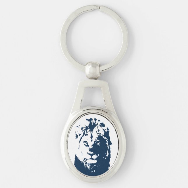 Lion’s face keychain (Front)