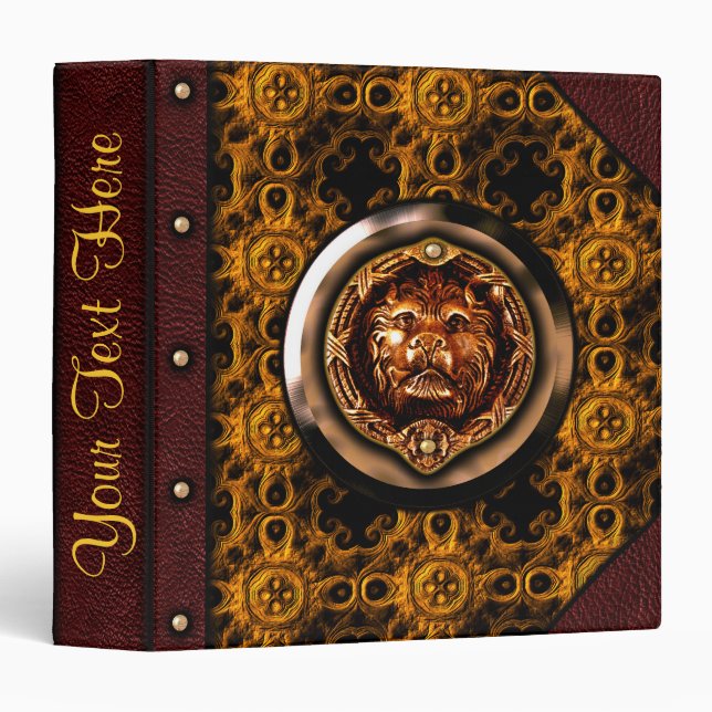 Lion’s Head Binder (Front/Spine)