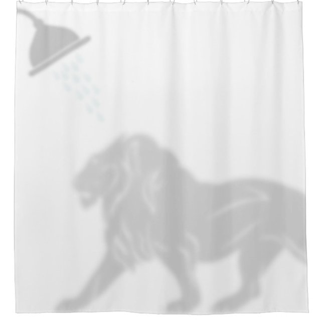 Lion Shadow Silhouette Shadow Buddies Shower (Front)