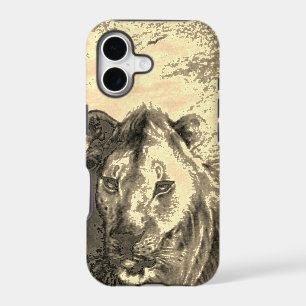 Lion Simba Fermer les couleurs d'eau design