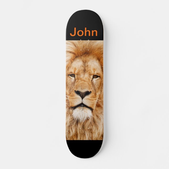 Lion Skateboard personnalisable (Recto)
