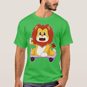 Lion Skater Skateboard 1 T-Shirt