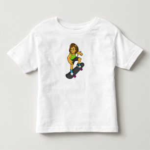 Lion Skater Skateboard Toddler T-shirt