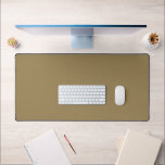 Lion Solid Colour Desk Mat<br><div class="desc">9C8555
Lion colour</div>