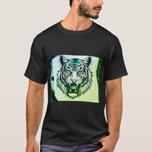 "Lion Spirit: Bold & Fearless" "Strength Unleashed T-Shirt (Front)
