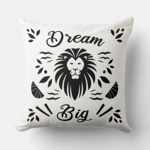 Lion Spirit Inspiration Throw Pillow