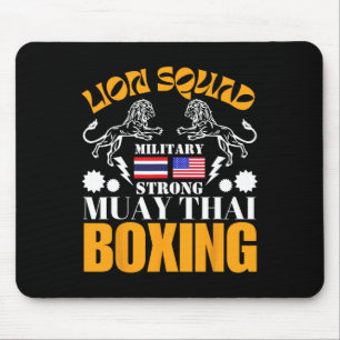 Lion Squad Thailand Kickboxing Muay Thai Mma Train Mouse Pad