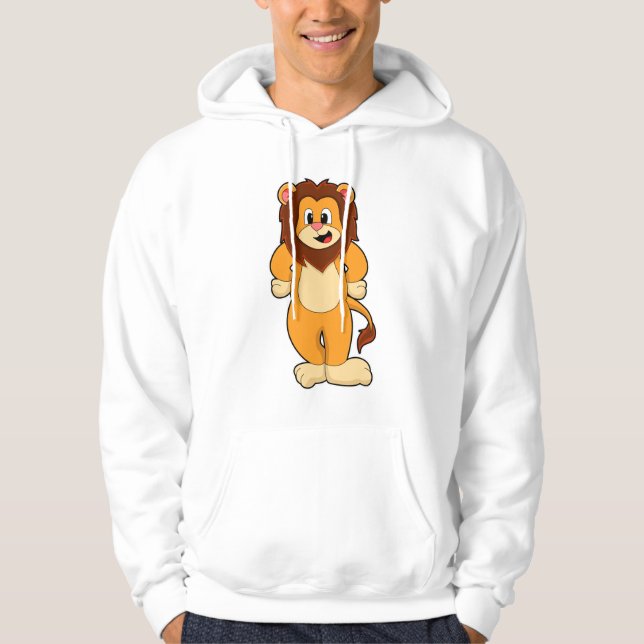 Lion standing hoodie (Front)