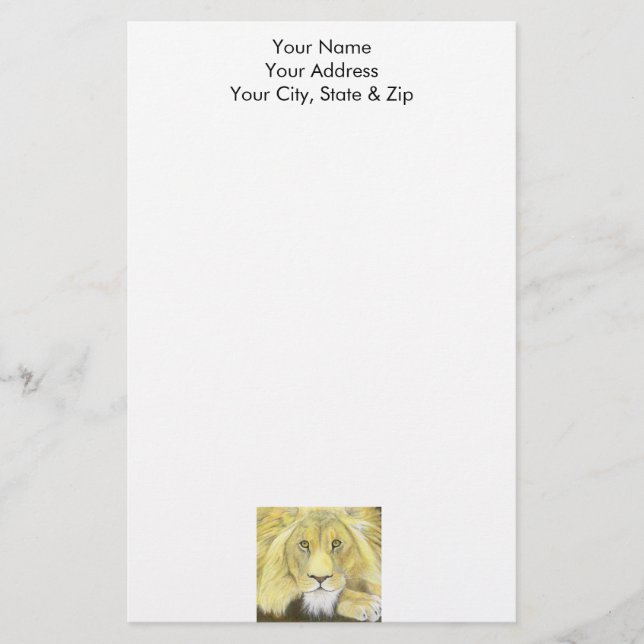 Lion Stationery (Front)