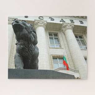 Lion statue, Sofia, Bulgaria 520-pc Jigsaw Puzzle