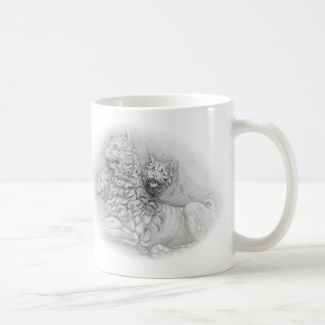 Lion statue study - Pierre Jacques mug (Right)