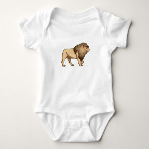 Lion Sunglasses Baby Bodysuit