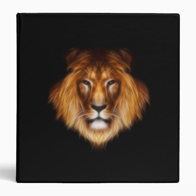 Lion sur le classeur noir (Devant)