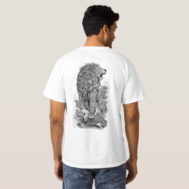 Lion T-Shirt (Back Full)