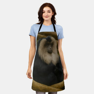 Lion-Tailed Macaque in Forest Sanctuary Apron