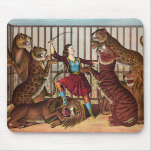 Lion Tamer Mouse Pad