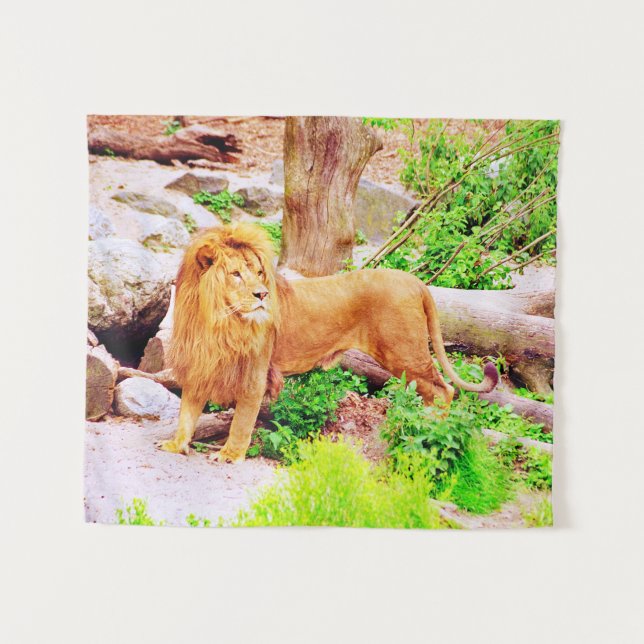 lion Tapestry (Front (Horizontal))