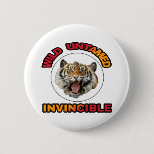 Lion the King of the jungle 9. 2 Inch Round Button