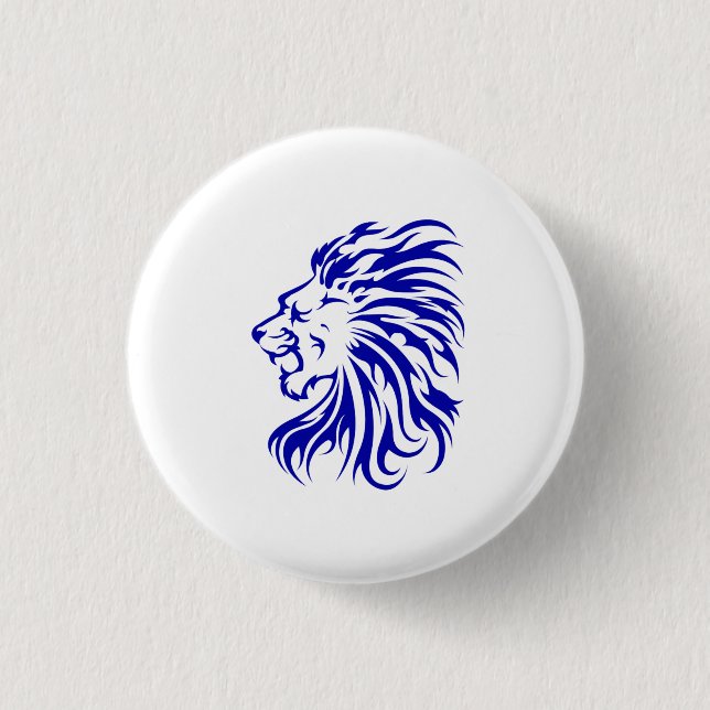Lion the King of the jungle,lion lover gifts,lion  1 Inch Round Button (Front)