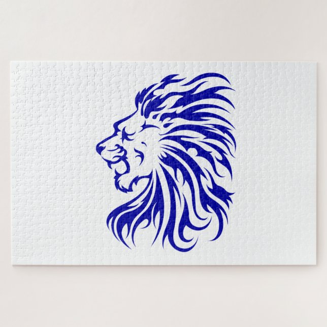 Lion the King of the jungle,lion lover gifts,lion  Jigsaw Puzzle (Horizontal)