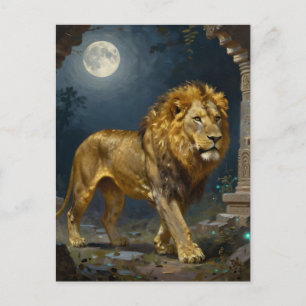 Lion Themed   Keeping in Touch Postcard