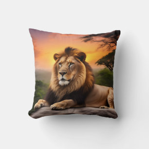Lion Throw Pillow
