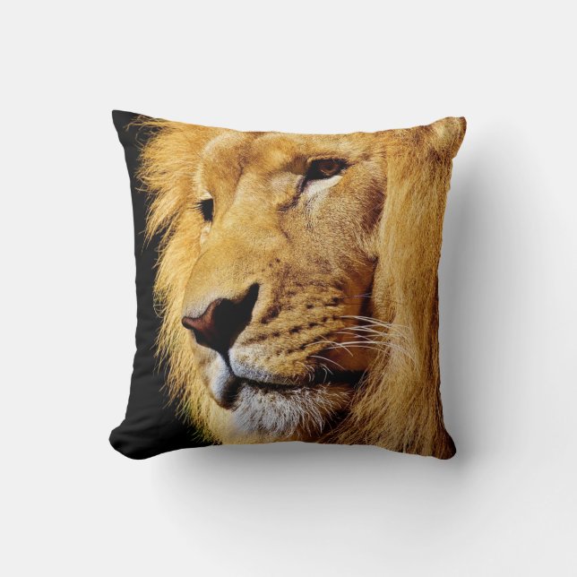 Lion Throw Pillow (Front)