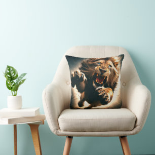Lion Throw Pillow