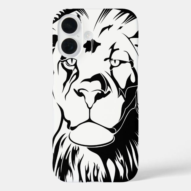 Lion Tribal 002 Case-Mate iPhone Case (Back)