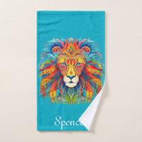 Lion tribal majestueux avec nom personnalisé