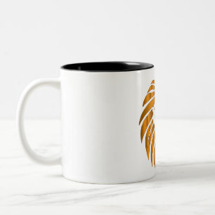 Lion Two-Tone Coffee Mug