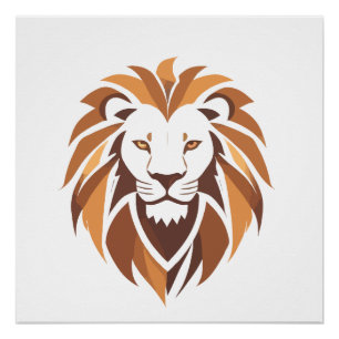 Lion Vector Art Animal Moderne Ville Urbaine Graph