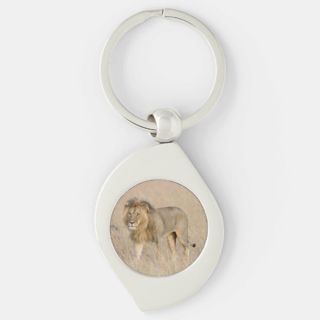 Lion walking keychain (Front)