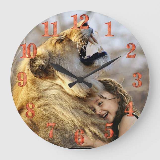Lion Wall Clock (Front)