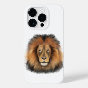 lion watercolor Leo king safari animal jungle cat Case-Mate iPhone 14 Pro Case