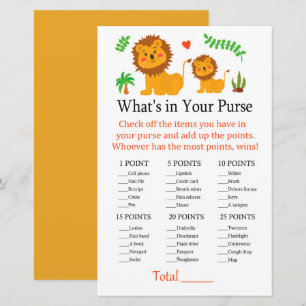 Lion What's in your purse game