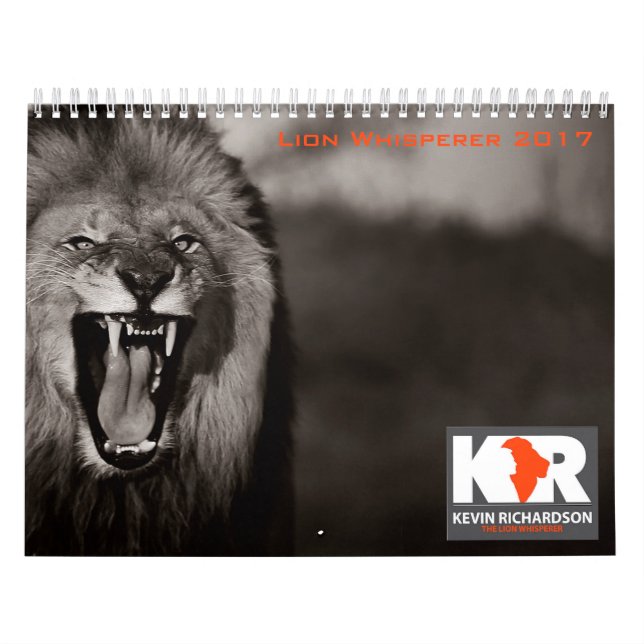 Lion Whisperer 2017 Calendar (Cover)