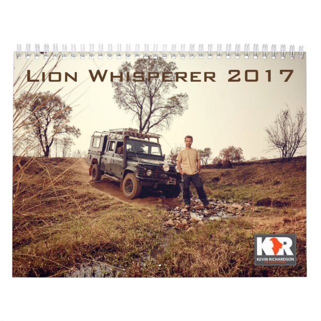 Lion Whisperer 2017 Calendar (Cover)